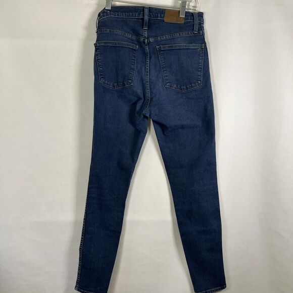 Madewell Jeans 10" High Rise Skinny Women's Size 28 EUC Medium Wash Stretch - Picture 3 of 8